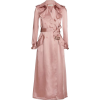 FLEUR DU MAL pink satin coat trench - Jacket - coats - 