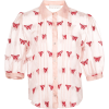 FLEUR DU MAL sheer embroidered blouse - Camisas manga larga - 