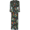 FLORAL MAXI DRESS - ベルト - 