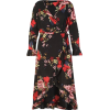 FLORAL WRAP MAXI DRESS – PLUS SIZE - Dresses - $44.97 