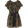 FLORENT エッジングフラワープリントワンピース ネイビー - Dresses - ¥30,450  ~ £205.62