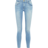 FRAME Le Skinny De Jeanne faded low-rise - Jeans - 