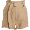 FRAME Paperbag High-Rise Canvas Shorts - Calções - 