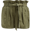 FRAME  Paperbag-waist linen-blend shorts - Calções - 