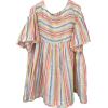FREE PEOPLE striped babydool mini dress - sukienki - 
