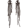 FRINGED BEAD CLIP-ON EARRINGS - Aretes - 