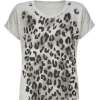 FULL TILT Animal Pattern Girls Tee Grey - T-shirts - $14.97 