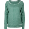 FULL TILT Essential Cut Seam Womens Sweatshirt Green - Long sleeves t-shirts - $11.97 