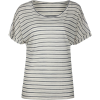FULL TILT Essential Stripe Womens Tee Cream/Navy - T-shirts - $12.99 