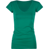 FULL TILT Essential V-Neck Womens Tee Green - Camisola - curta - $5.99  ~ 5.14€