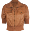 FULL TILT Faux Leather Womens Jacket Camel - Jacket - coats - $24.99 