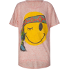 FULL TILT Happy Face Feather Girls Hi Low Tee Coral - T-shirts - $17.99 
