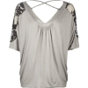 FULL TILT Lace Sleeve Womens Top Grey - Top - $22.99  ~ 146,05kn