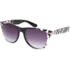 FULL TILT Leopard Fade Sunglasses Black/pink - Sunglasses - $9.99 
