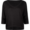 FULL TILT Loose Raglan Womens Crop Sweater Black - Cardigan - $14.97 