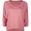 FULL TILT Loose Raglan Womens Crop Sweater Mauve - Cardigan - $14.97 