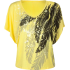 FULL TILT Oversized Dolman Womens Tee Yellow - T-shirts - $19.99 
