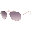 FULL TILT Pink Metal Sunglasses Pink - Sunglasses - $9.99 
