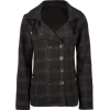 FULL TILT Plaid Womens Hooded Black/Grey - Jakne i kaputi - $39.97  ~ 253,91kn