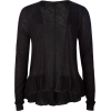 FULL TILT Ruffle Crop Girls Wrap Black - Swetry na guziki - $15.99  ~ 13.73€