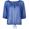 FULL TILT Sheer Chiffon Womens Top Royal - Top - $22.99  ~ £17.47