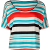 FULL TILT Stripe Boxy Womens Tee Multi - T-shirts - $19.99 