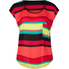 FULL TILT Stripe Double Pocket Womens Tee Multi - Magliette - $19.99  ~ 17.17€