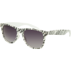 FULL TILT Wildfire Sunglasses White/Black - Sunglasses - $9.99 
