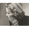 Fair Isle Juliet Cap and Gloves, 1940s - Ljudje (osebe) - 