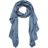 Faliero Sarti Blue Silk Twill Scarf - Šalovi - 