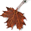 Fallen Leaf Necklace - Maple - Collane - $25.00  ~ 21.47€