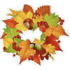 Fall wreath - イラスト - 