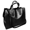 Fantastic Zone Oil Wax Leather Women Top Handle Satchel Handbags Shoulder Bag Purse Messenger Tote Bag - Bag - $24.98 