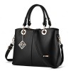 Fantastic Zone Women Leather Handbags Top Handle Satchel Tote Bags Shoulder Bags - Bag - $23.98 