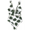 Fantastic Zone Womens Fashion The Forest Floral One-Piece Swimsuit Beach Swimwear Bathing Suits - Trajes de baño - $18.99  ~ 16.31€
