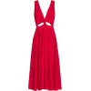 Farm Rio Red Cut-Out Midi Dress - ワンピース・ドレス - 