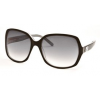 Fashion Sunglasses: Black-Transparent/Gray Gradient - Sunglasses - $99.00 