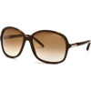 Fashion Sunglasses: Dark Yellow Havana/Brown Gradient - Sunglasses - $97.02 