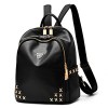 Fashion Women PU LeatherBackpack Purse Teen Girls Casual Travel Bag - Bag - $29.99 