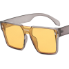 Fashion Onepiece Large Frame Retro Uv Protection Sunglasses Nhkd705841 - Sunglasses - $3.00 