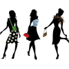 Fashion Trio in Silhouette - その他 - 