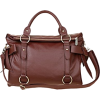 Fashionable Designer Inspired Double Bow Knot Soft Pebbled Leatherette Satchel Tote Hobo Handbag Purse w/Shoulder Strap Brown - Torbice - $28.99  ~ 184,16kn