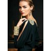 Fashion glamour detail black and gold - Koszule - krótkie - 