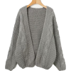 Fashion knit sweater cardigan - 开衫 - $45.99  ~ ¥308.15