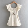 Fashion versatile slim with belt dress - Haljine - $27.99  ~ 177,81kn