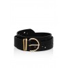 Faux Leather Perforated Belt - Belt - $3.99 