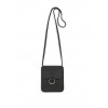 Faux Leather Ring Detail Crossbody Bag - Hand bag - $8.99 