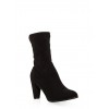 Faux Suede Back Tie Booties - Boots - $19.99 