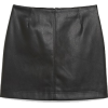 Faux leather mini skirt - Faldas - 