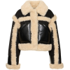 Faux shearling cropped coat - Jacken und Mäntel - 